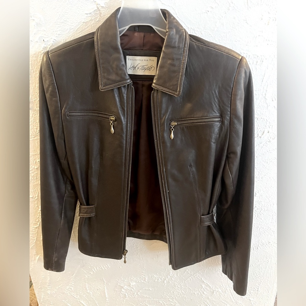 Vintage Lord and Taylor leather jacket